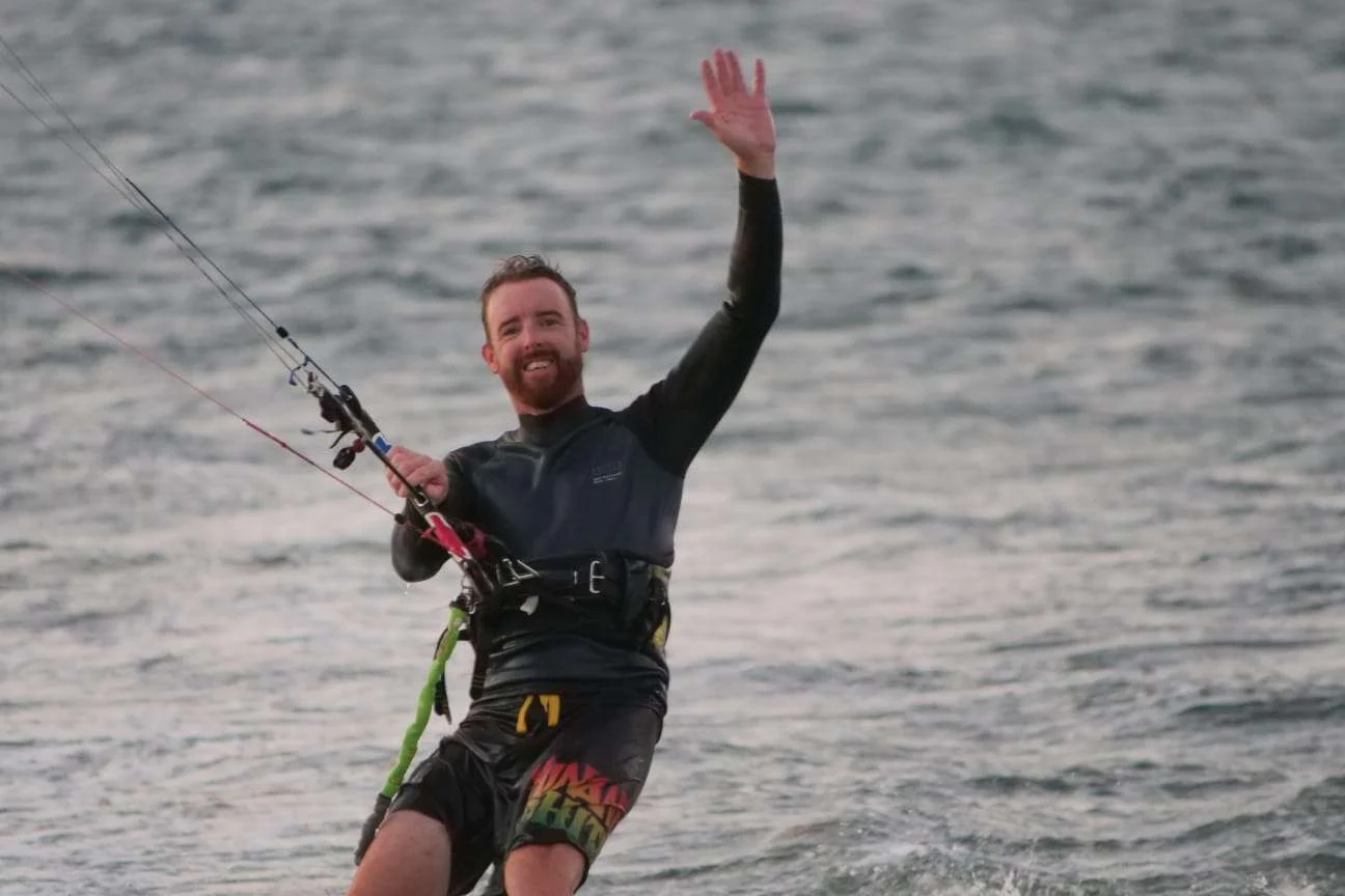 Seamus - kiting!