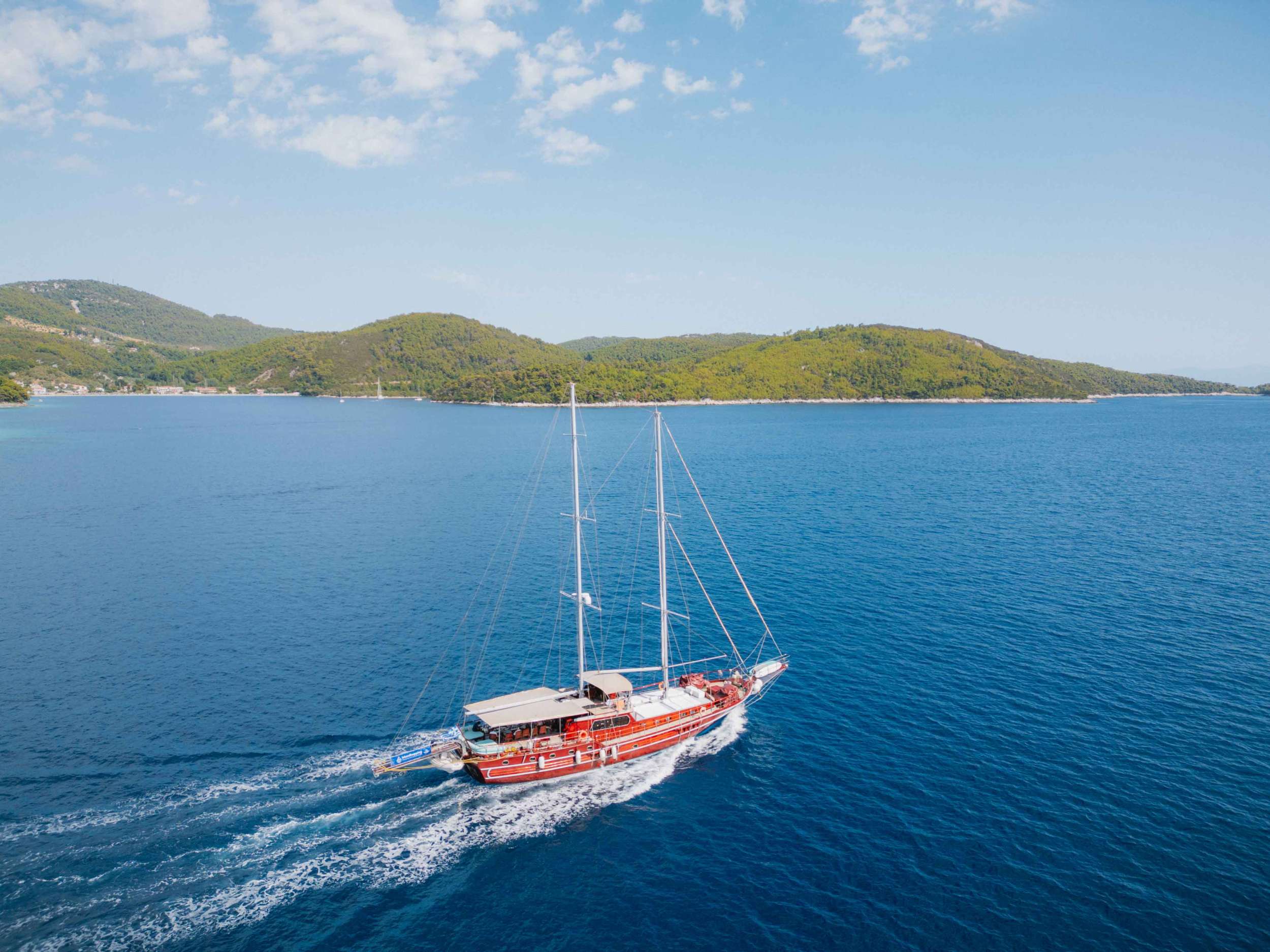 ERATO motor-sailer yacht charter Greece