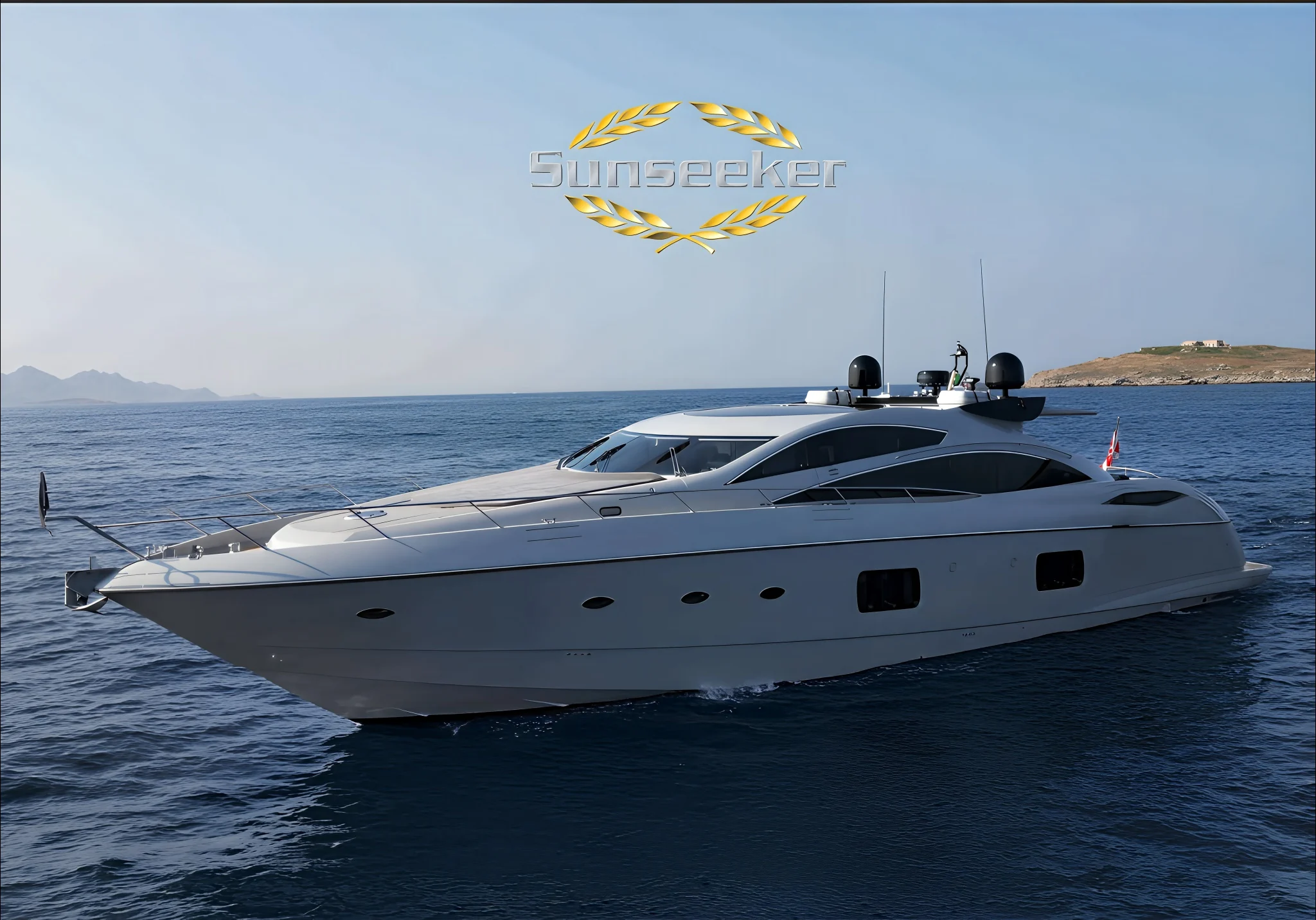 Light Blue, 82 ft Sunseeker
