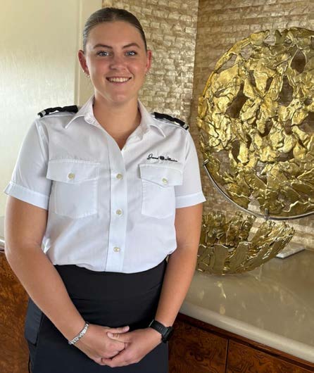 Stewardess Tatum Botha