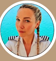 Stewardess Sara Todarello