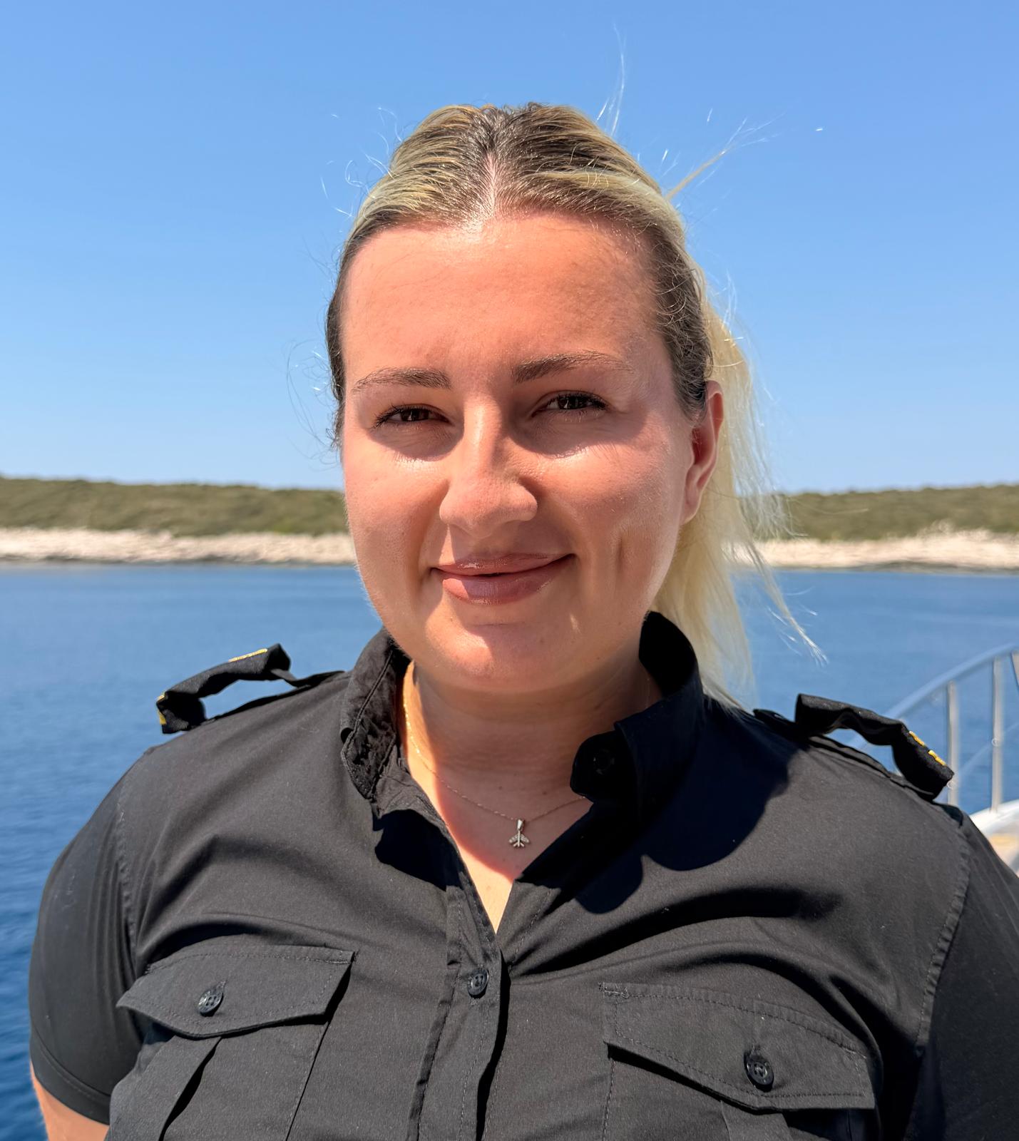 Stewardess Ljubica Smiljanic