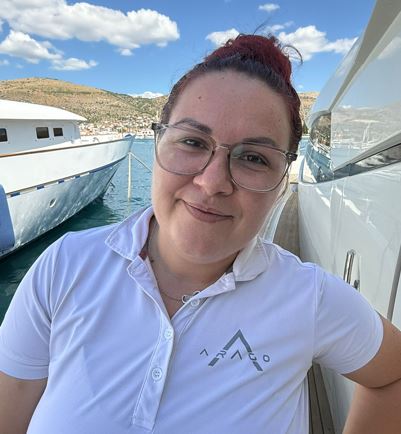 Stewardess Kristina Marovic