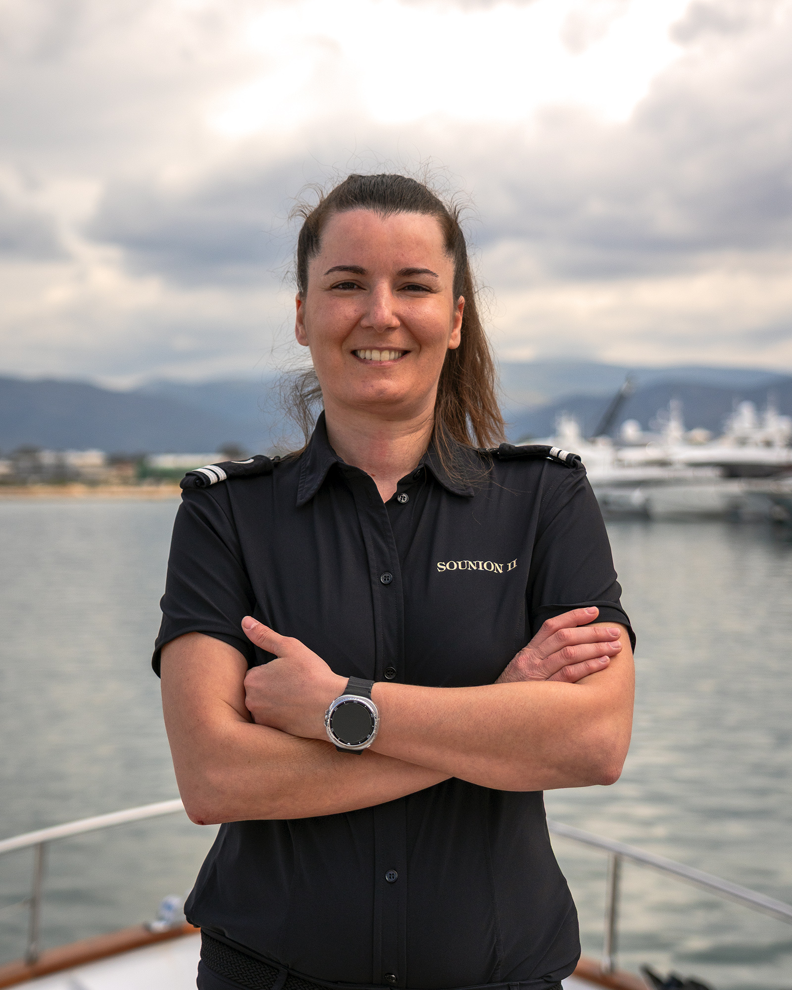 Stewardess Charikleia Papargiriou