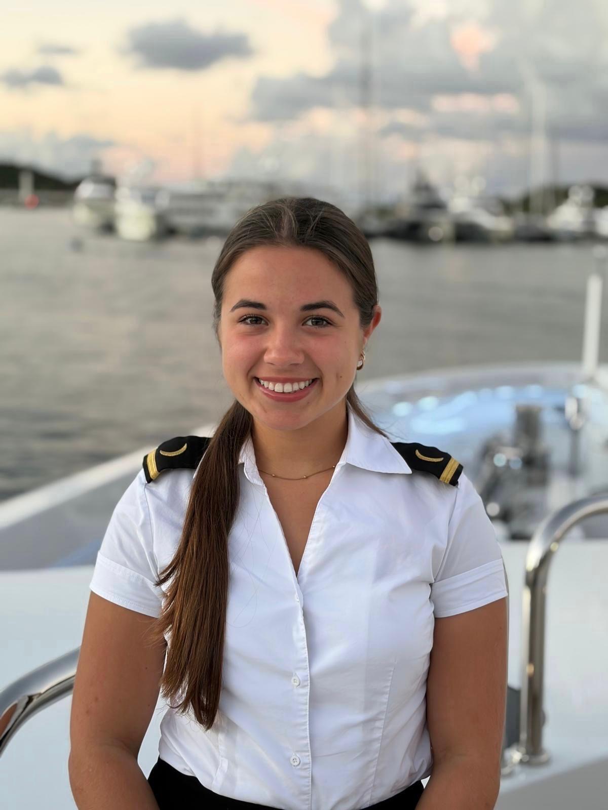 Stewardess Sabrina Siegel