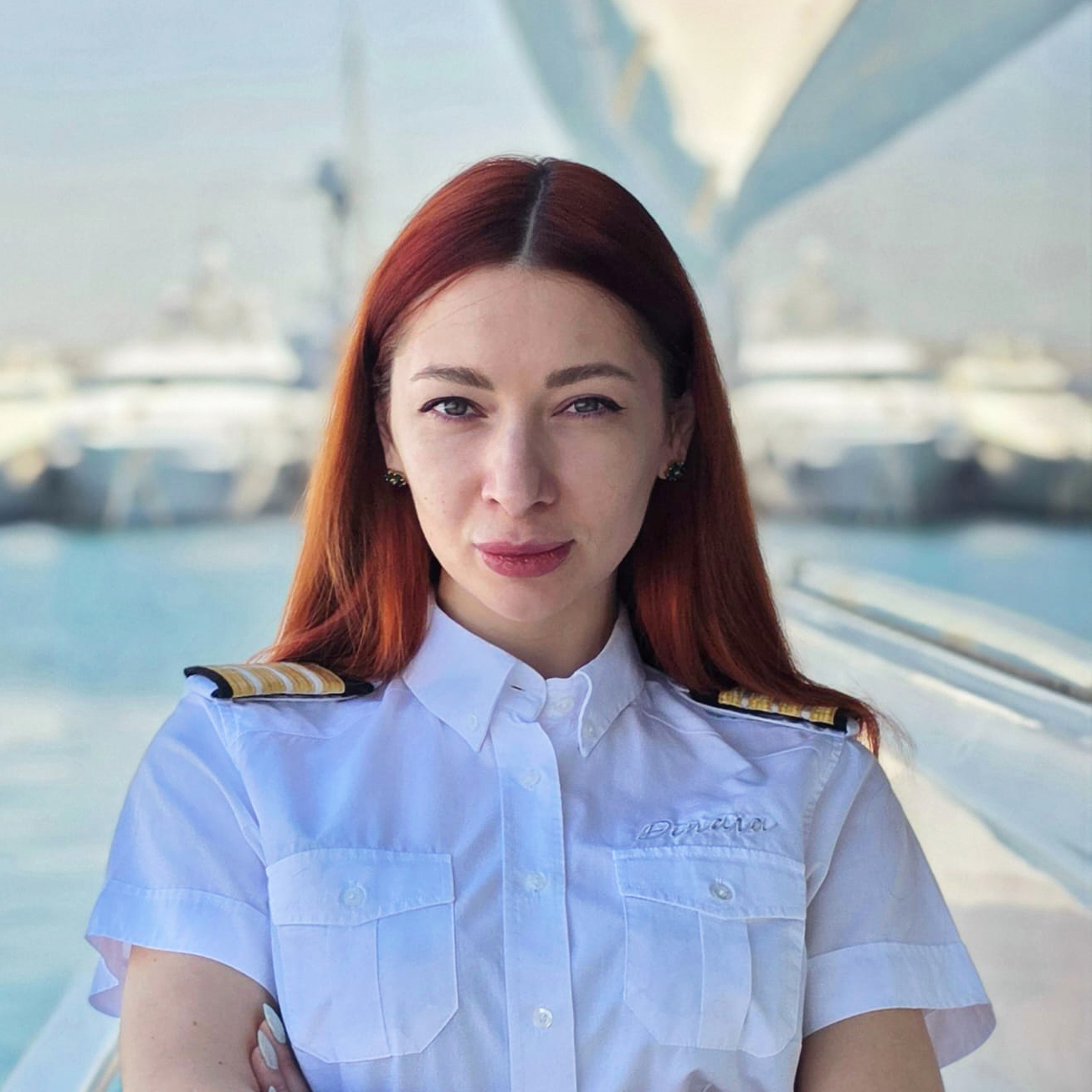 Chief Stewardess Olena Skrypka