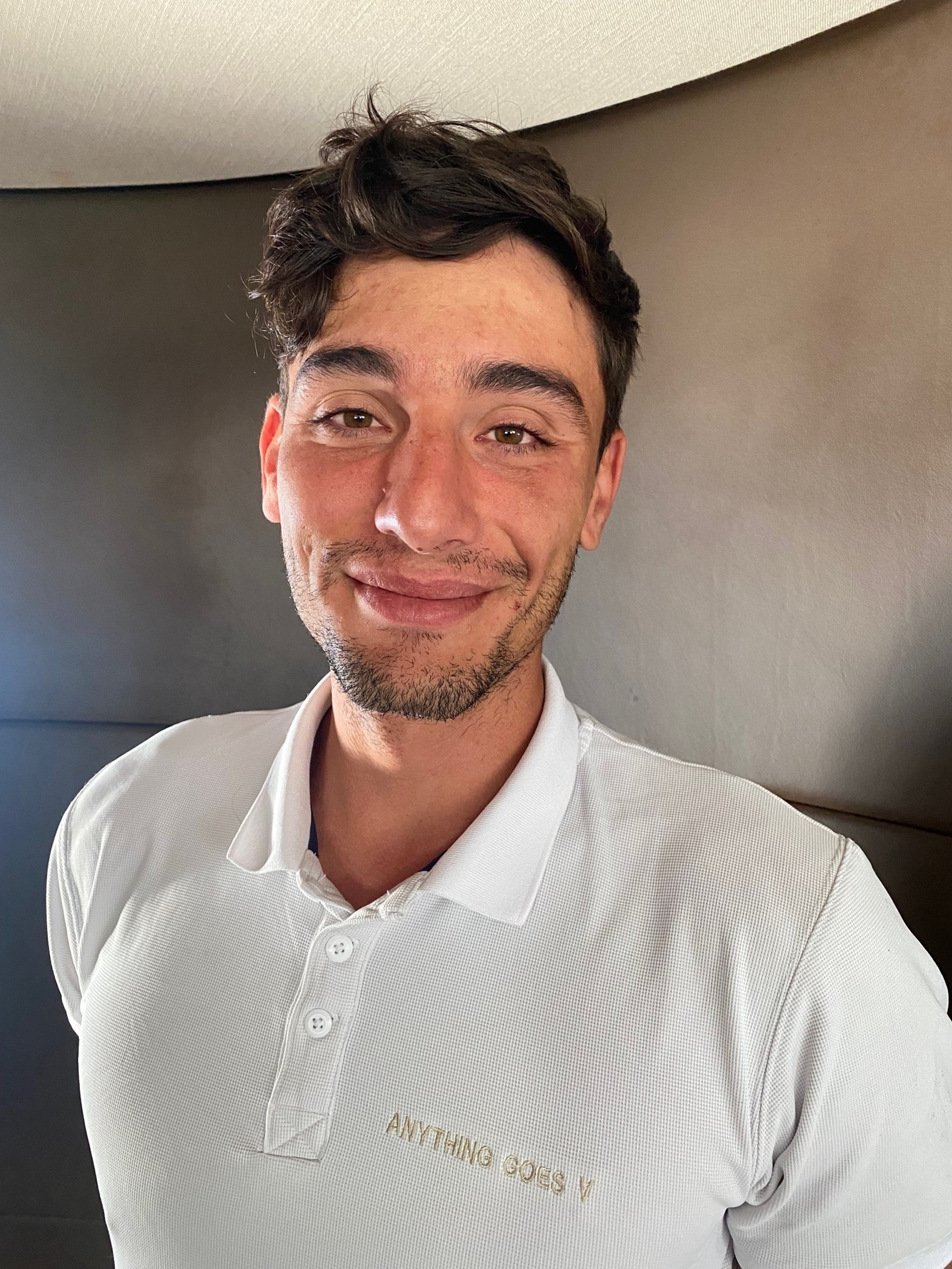 Chief engineer Andrea Aloisio