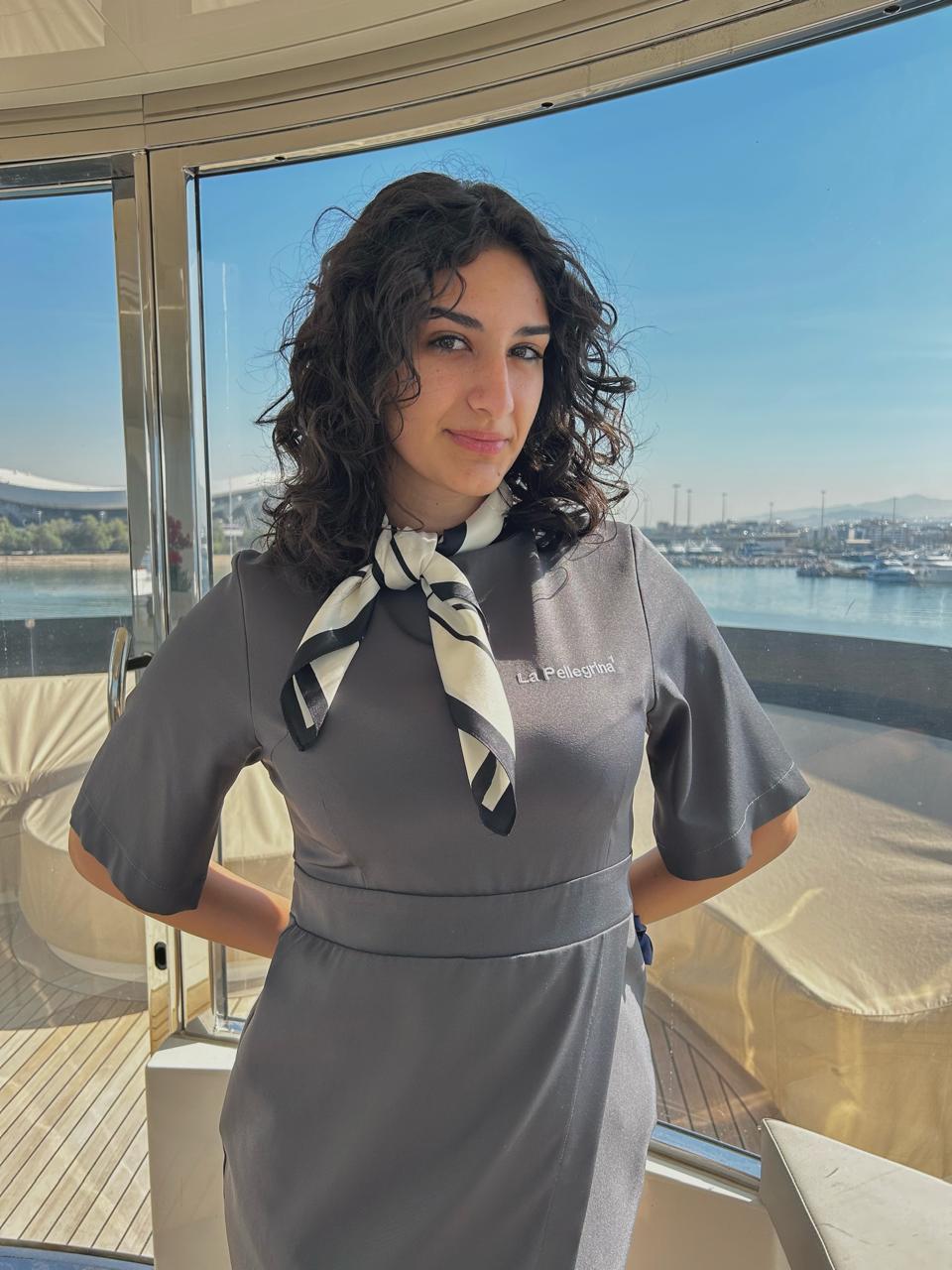 Third Stewardess Maria Zinovia Tita