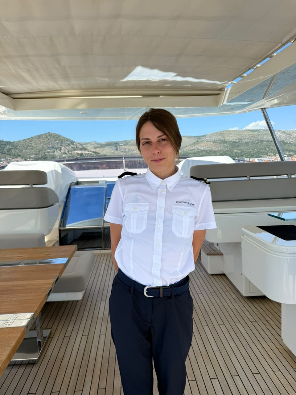 Stewardess Beata Pleslic