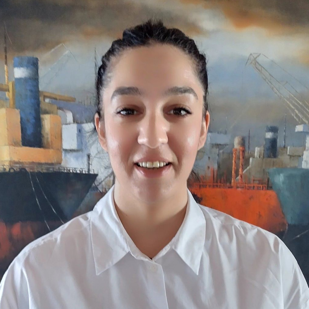 Stewardess Eleni Dimitriou