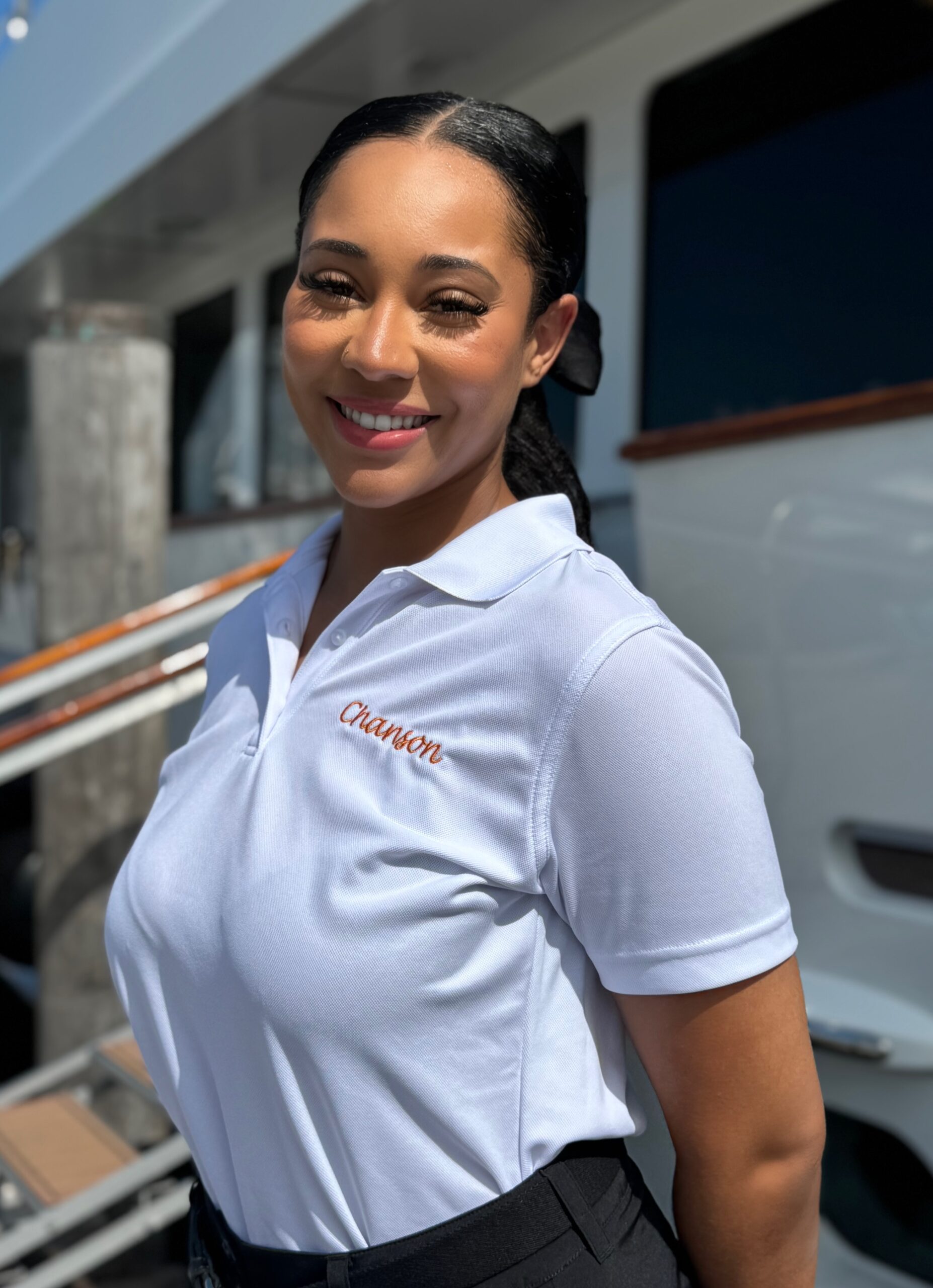 Chief steward/ess Melina Leblanc
