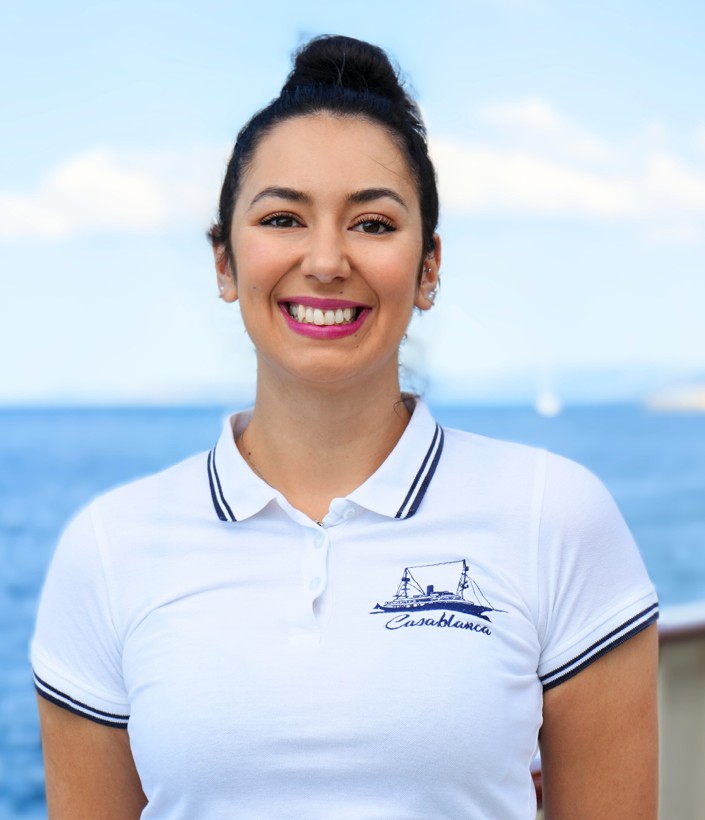 Stewardess Vanja Dekic