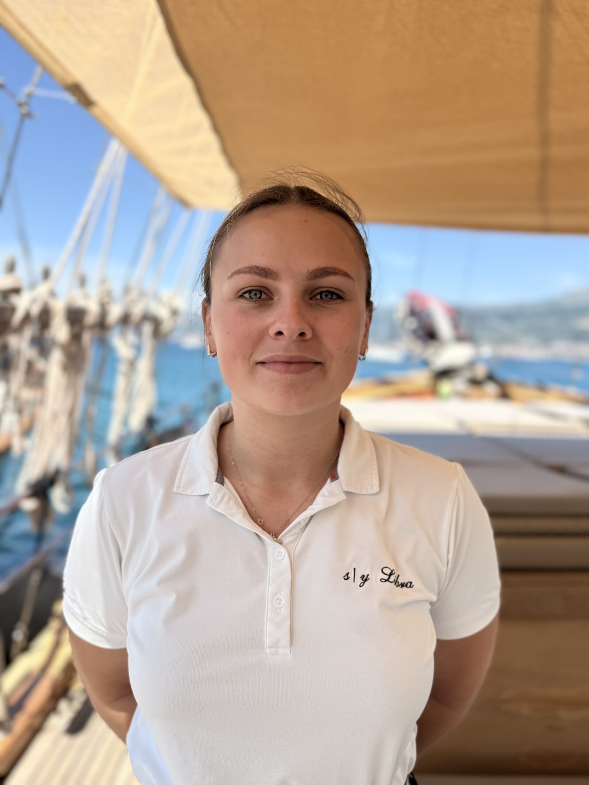 Stewardess Lucija Belamaric