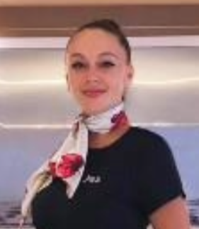 Chief steward/ess Mariia Kotoban