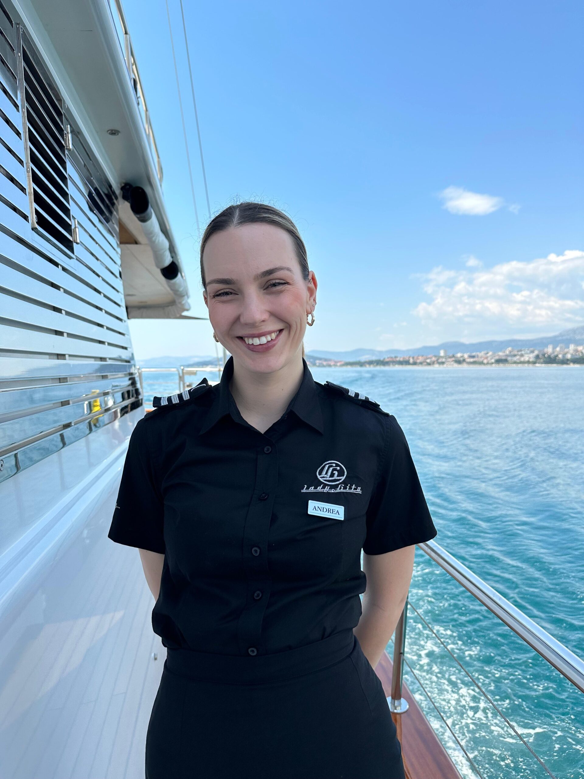 Stewardess Andrea Ercegovic