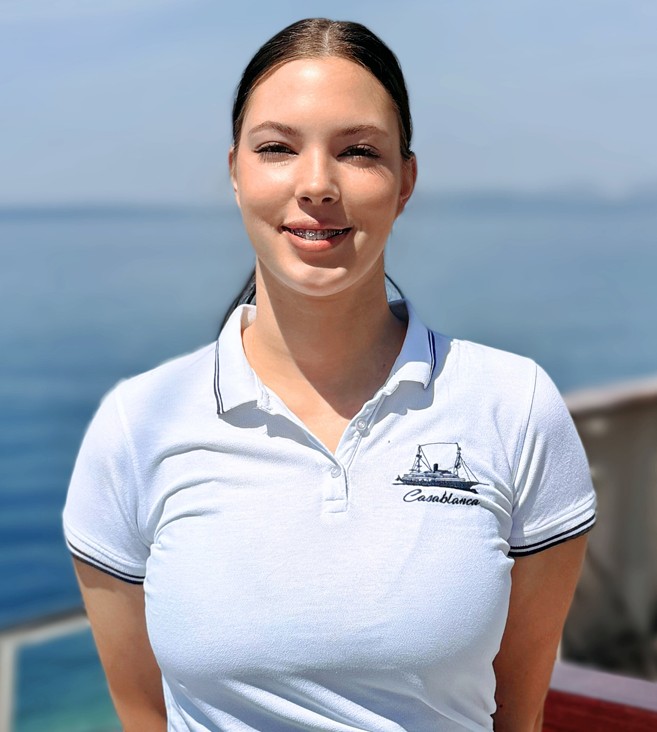 Stewardess Barbara Smiljanic