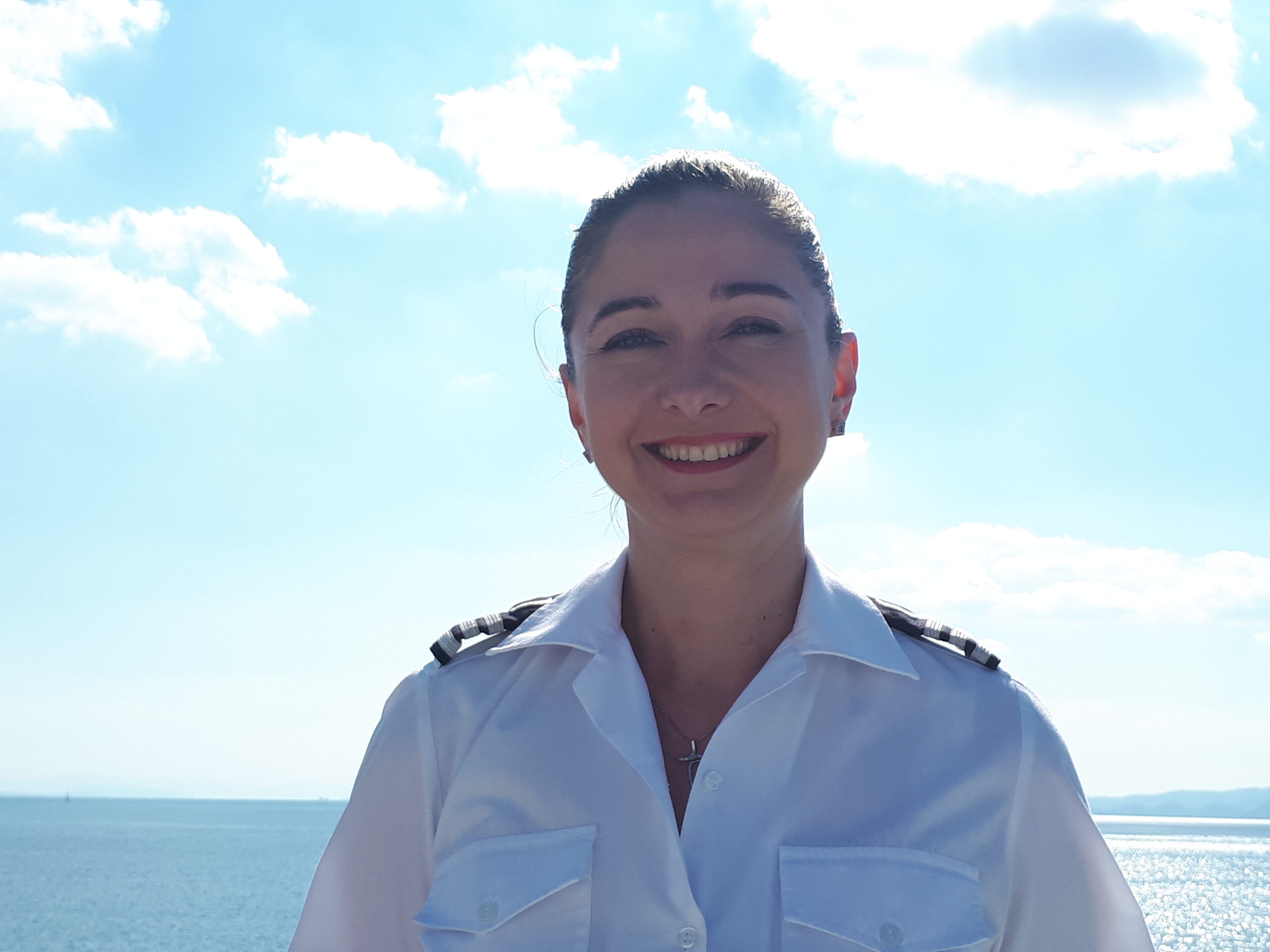 Chief Stewardess Yuliya Savenko