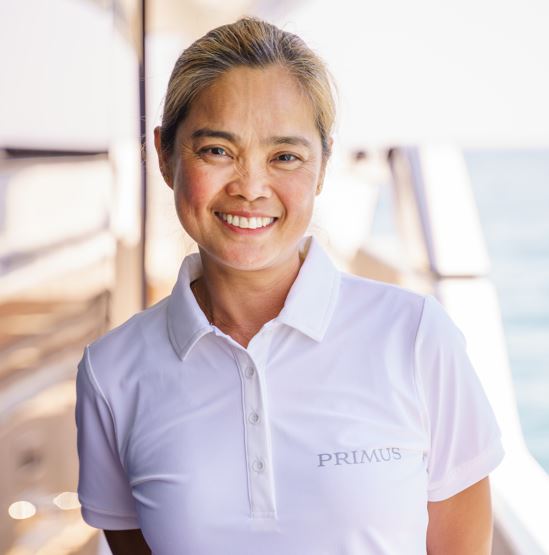 Stewardess Mary Jian Morie