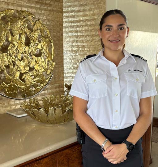 Chief Stewardess Maria Flores