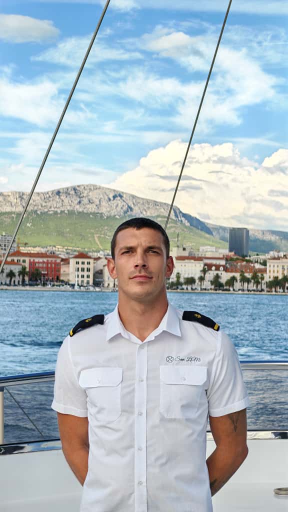 Deckhand Tino Milosevic